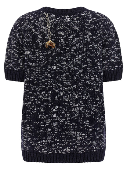 Multicolor Virgin Wool Cardigan