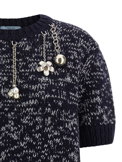 Multicolor Virgin Wool Cardigan