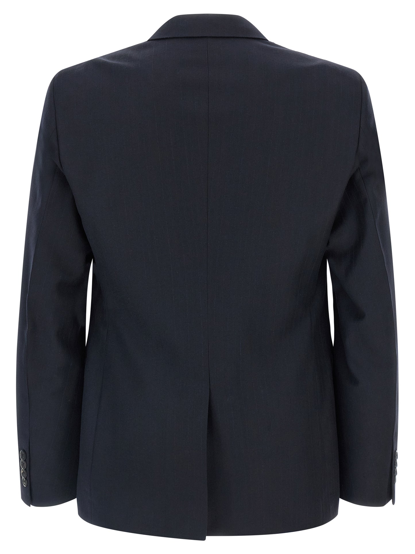 Blue Virgin Wool Two-Piece Suit