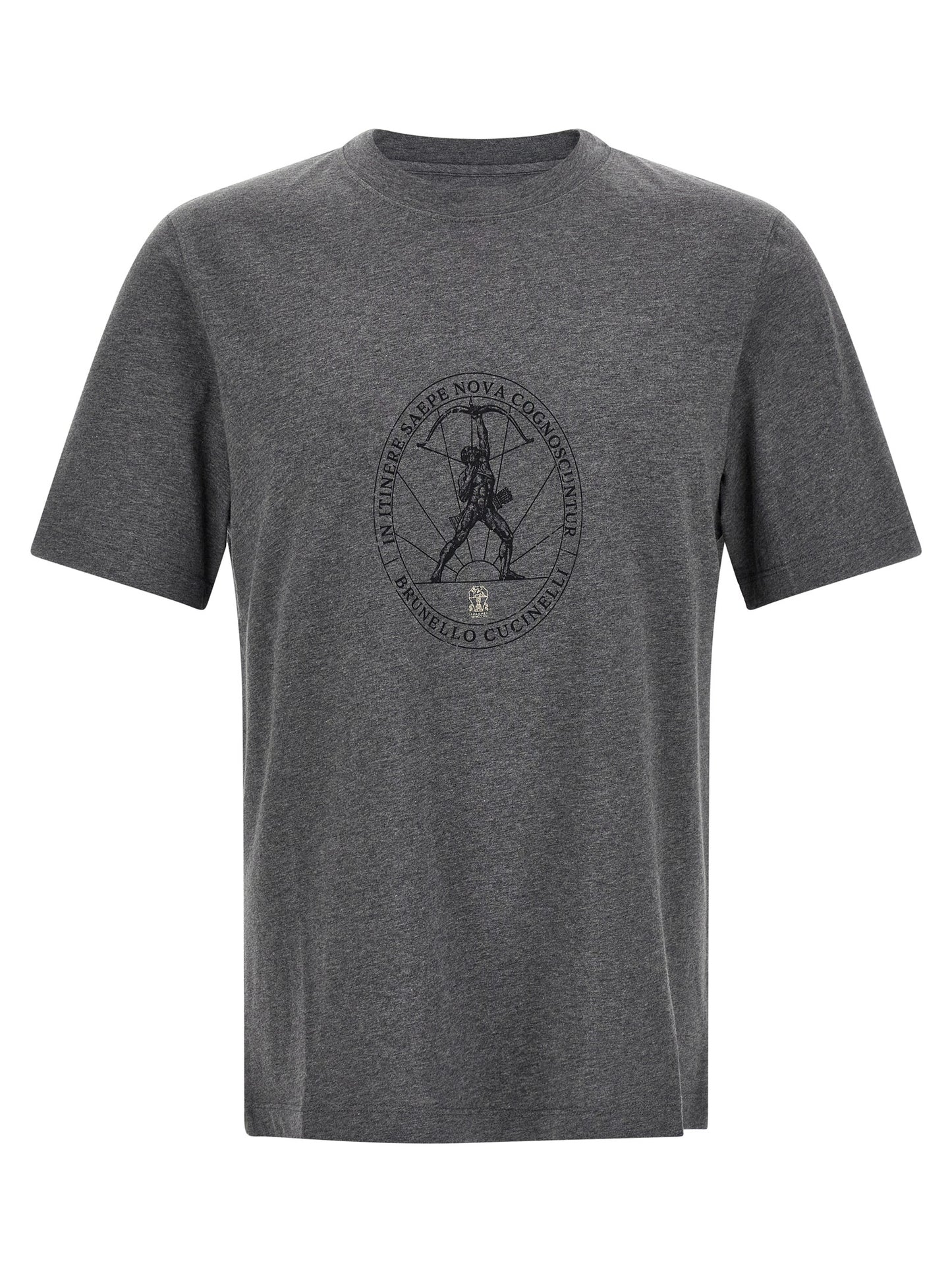 Gray Cotton T-Shirt