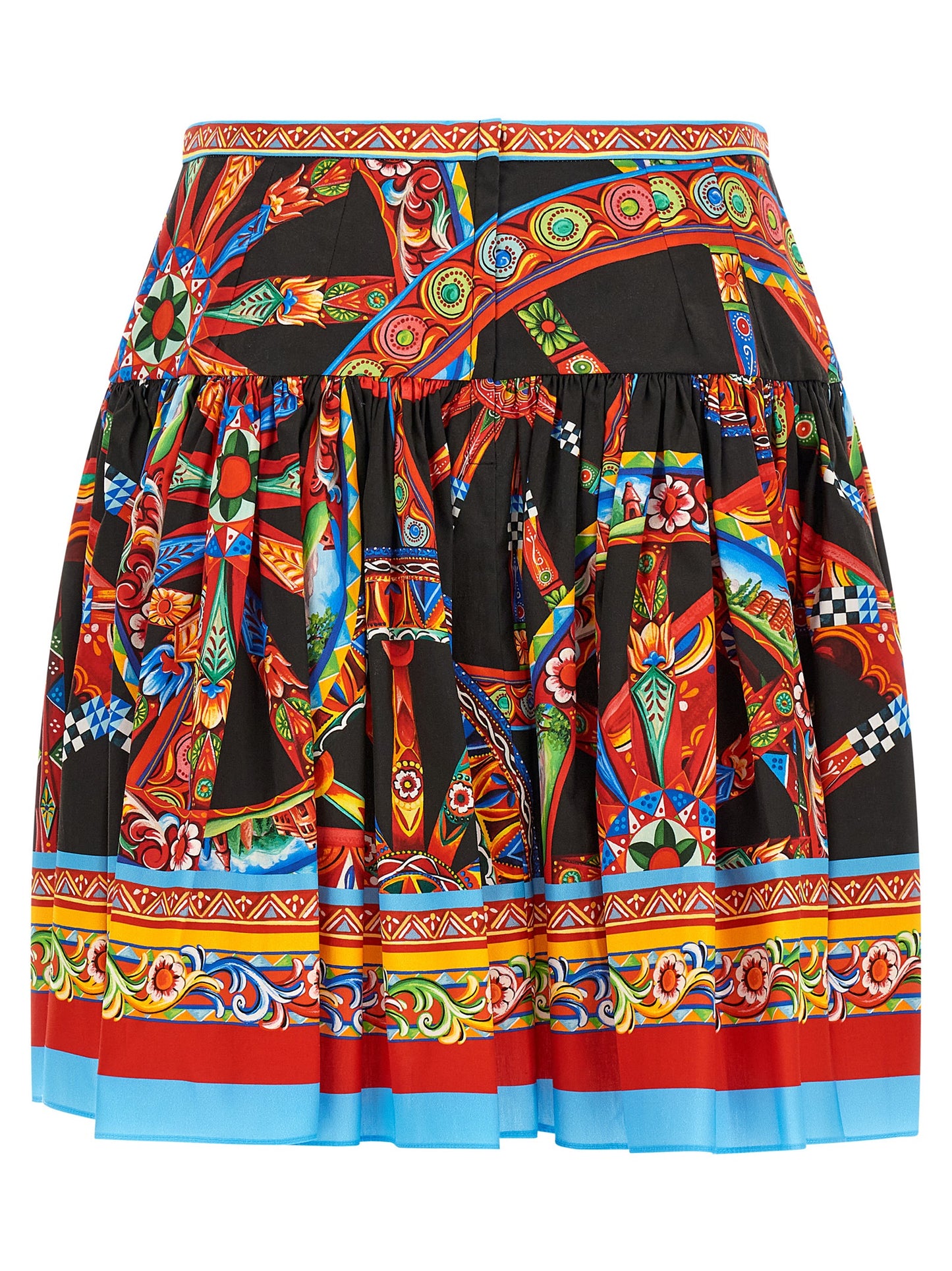 Multicolor Cotton Long Skirt