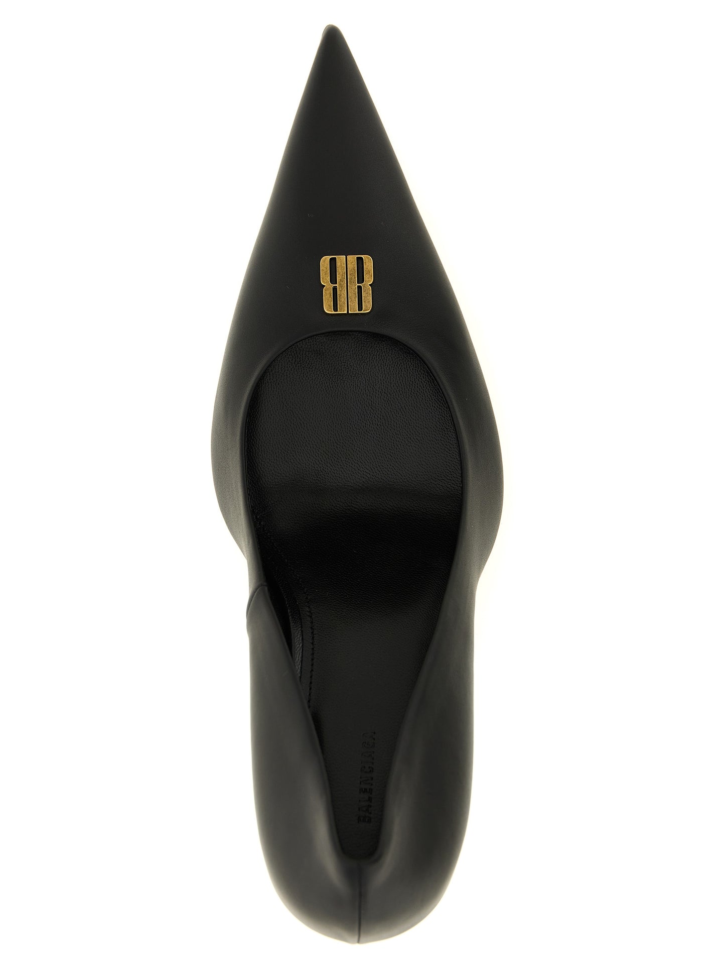 Black Calfskin High Heel Pumps