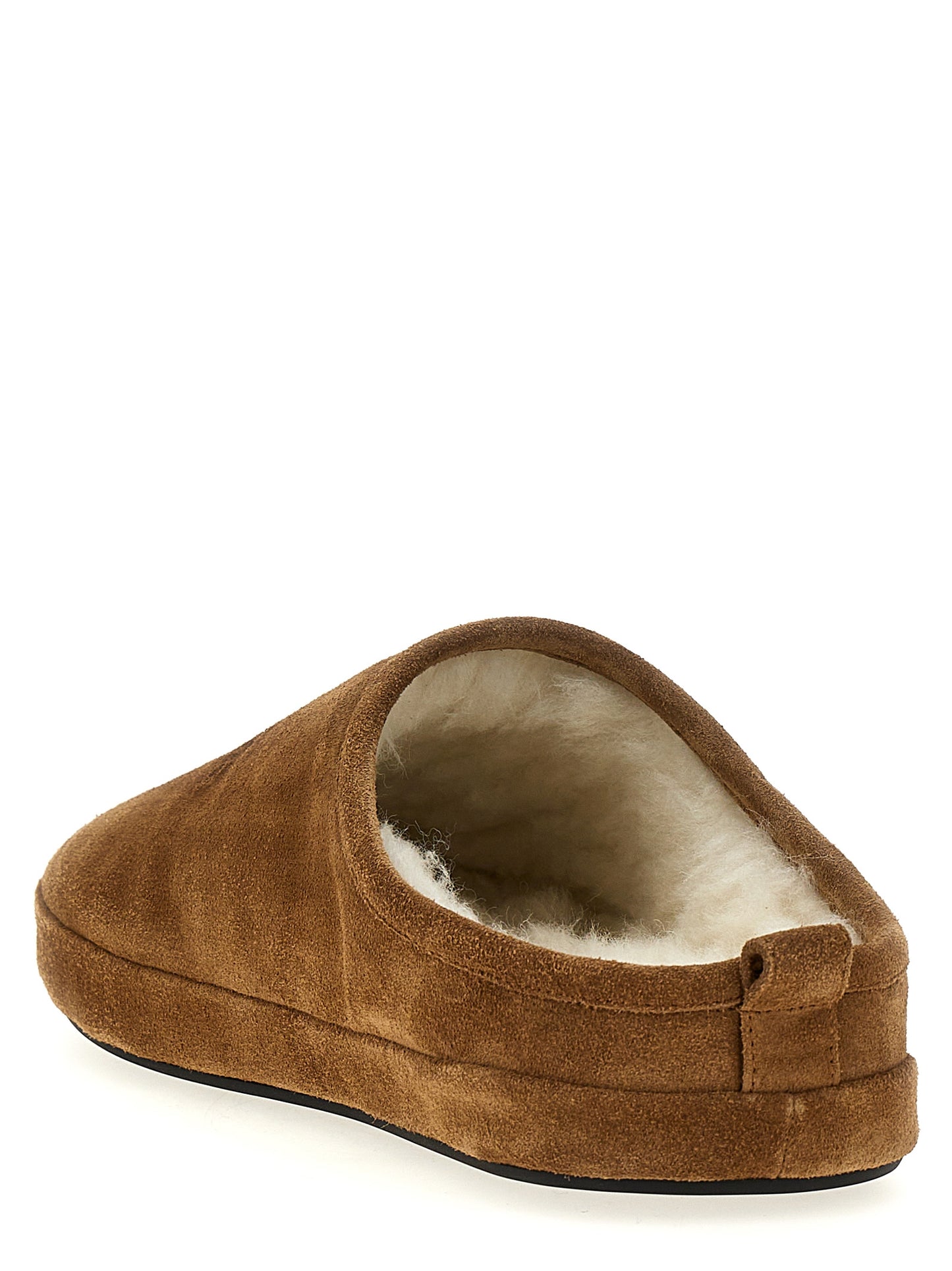 Brown Calfskin Mules