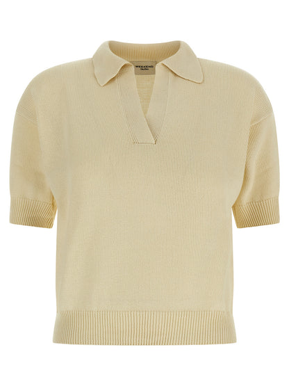 Beige Cotton Cardigan