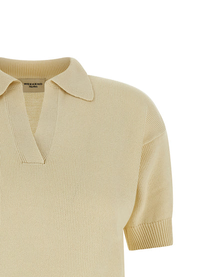 Beige Cotton Cardigan