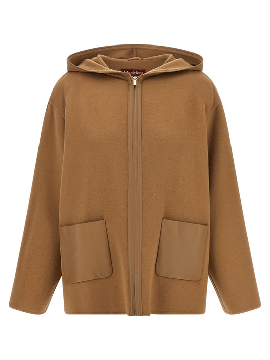 Beige Virgin Wool Coat