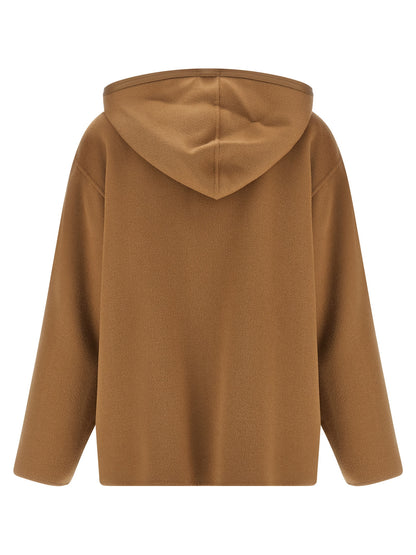 Beige Virgin Wool Coat