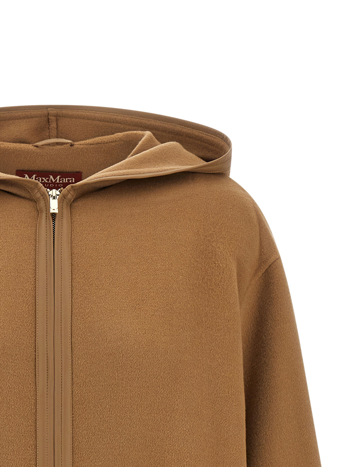 Beige Virgin Wool Coat