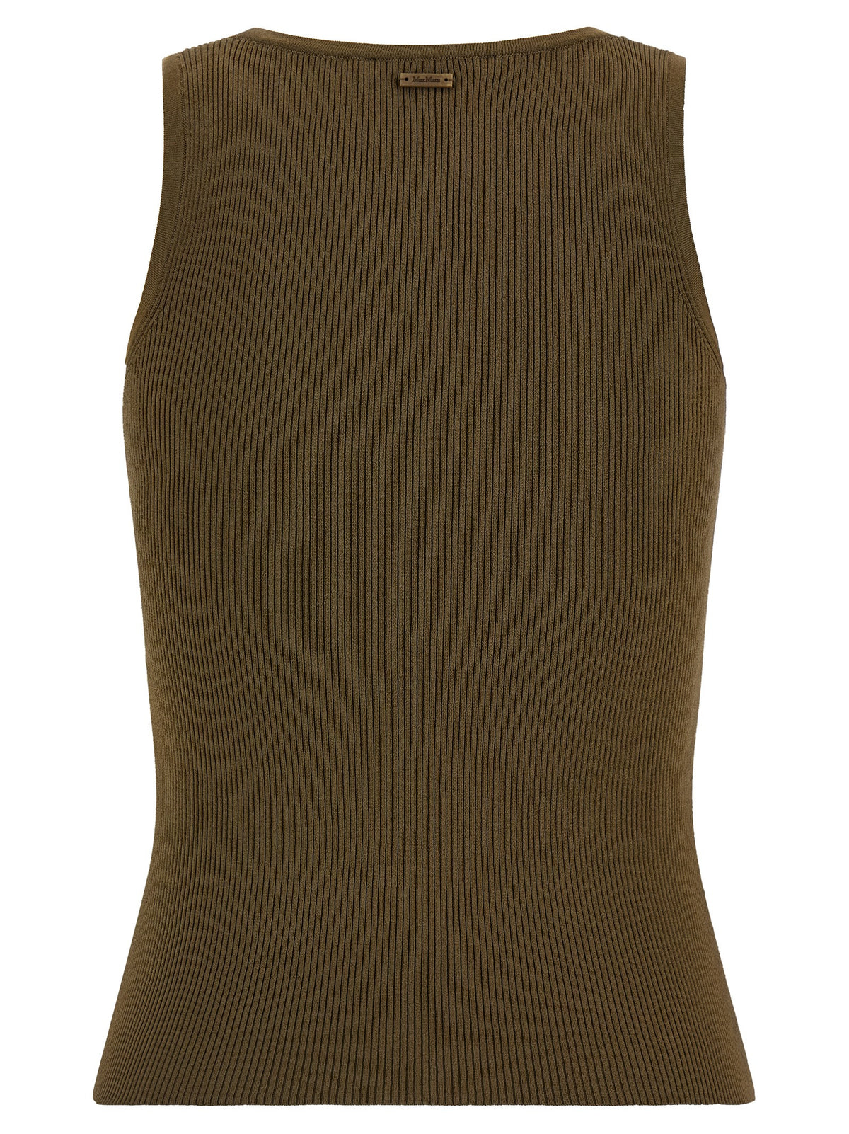 Bicolor Viscose Sleeveles T-Shirt