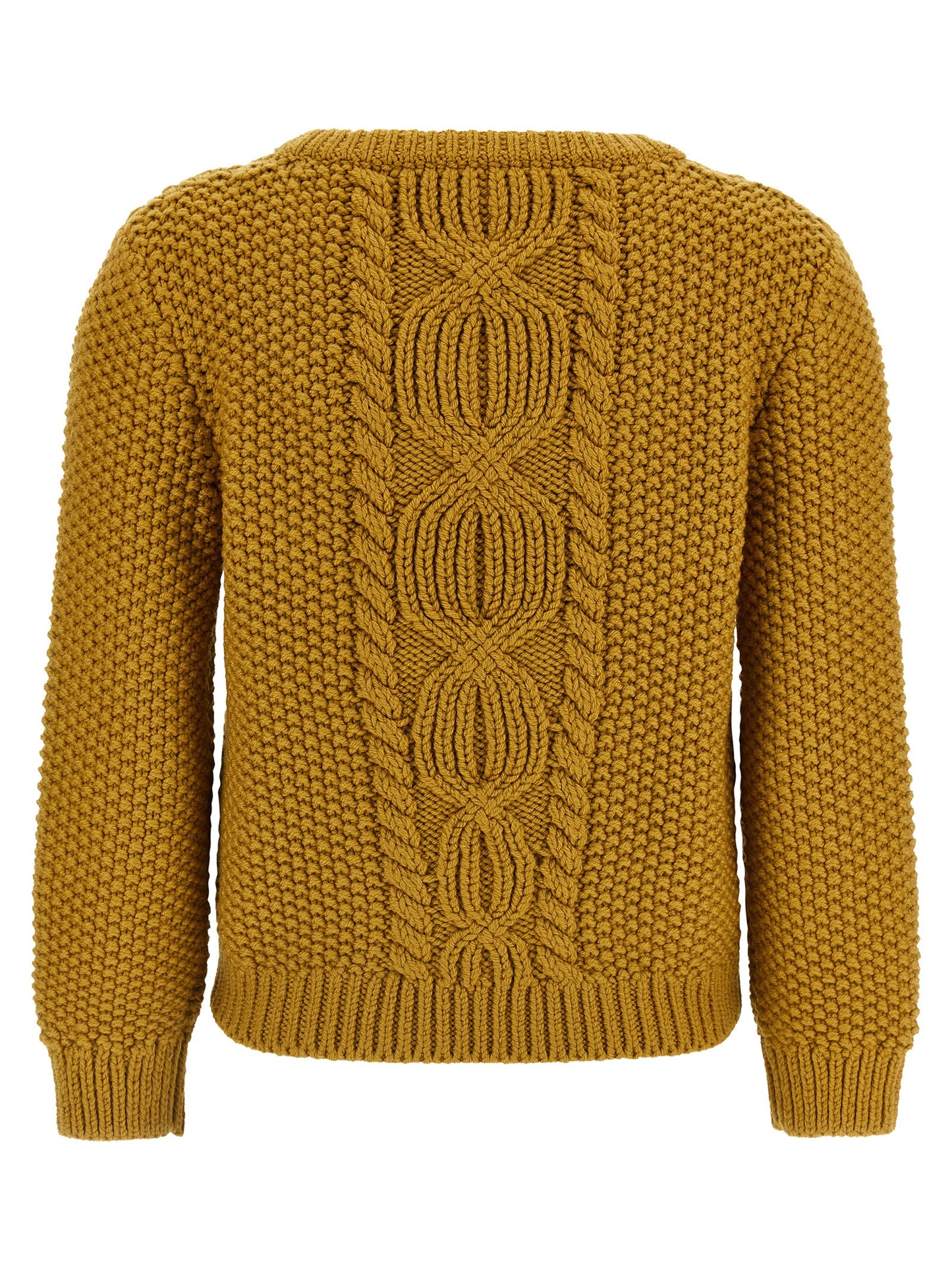 Bicolor Wool Cardigan