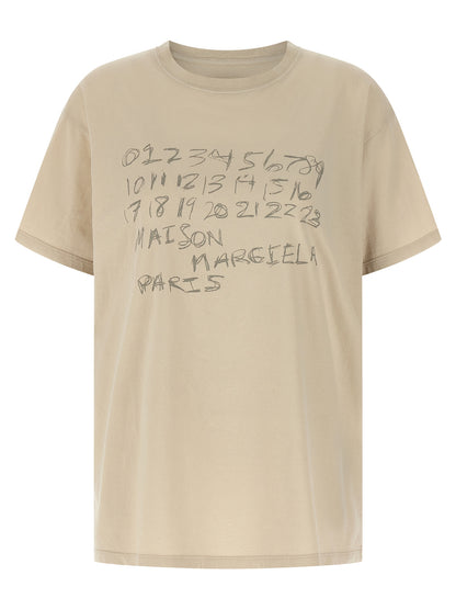 Beige Cotton T-Shirt