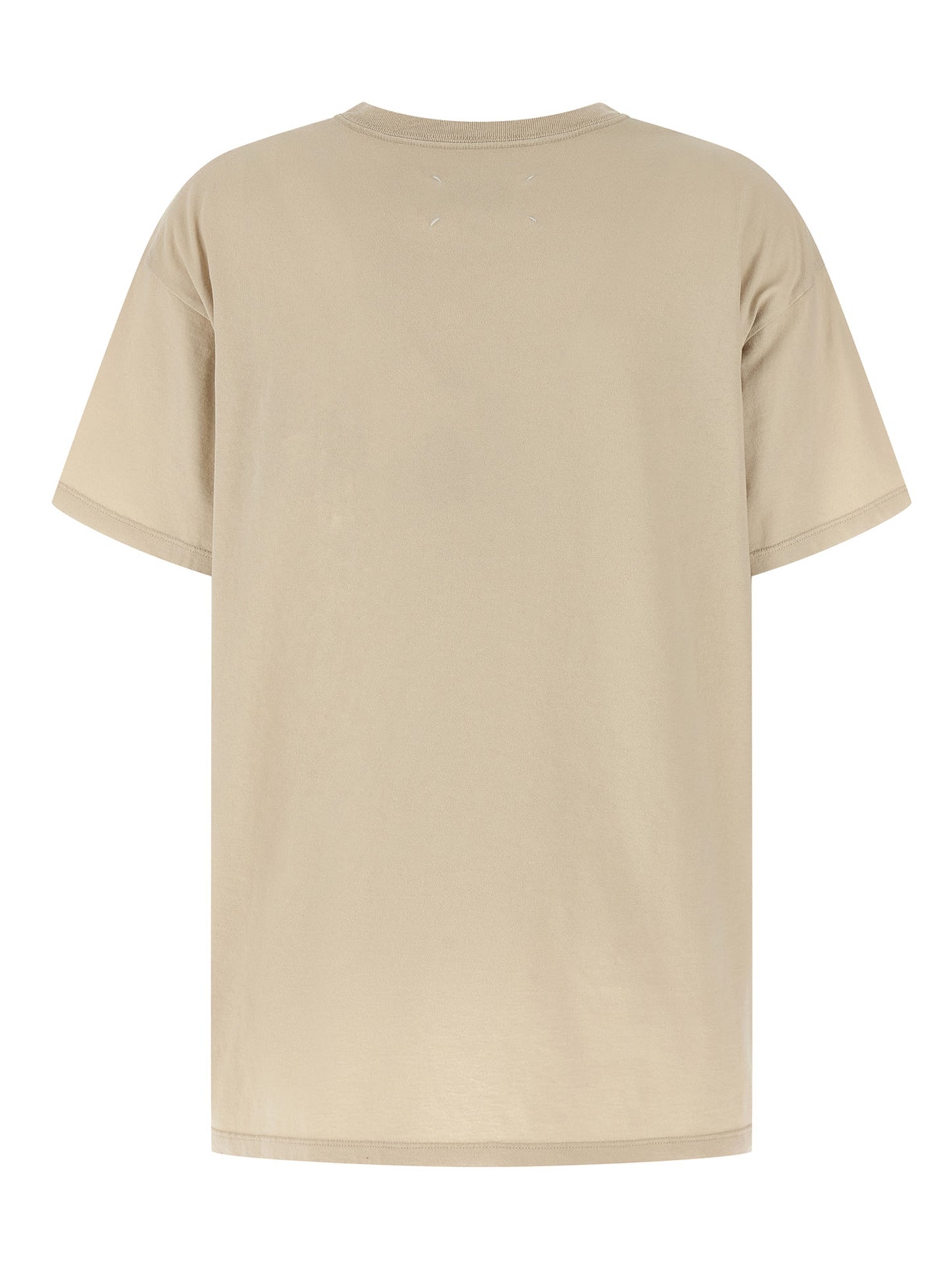 Beige Cotton T-Shirt