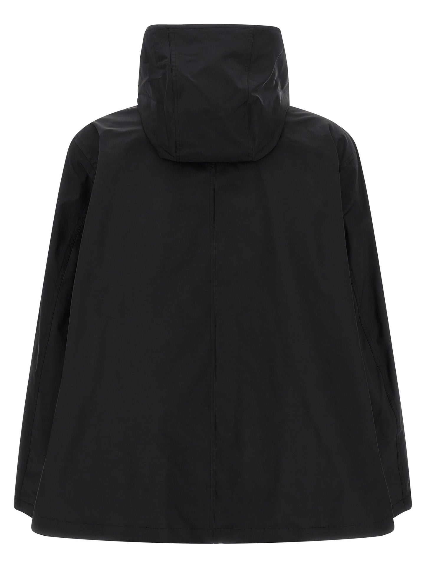 Black Polyester Parka