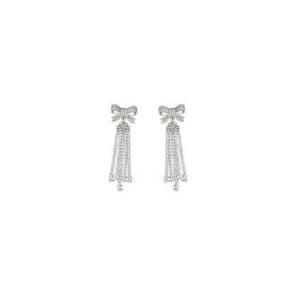 Silver Brass Earrings