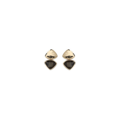 Gold Brass Earrings