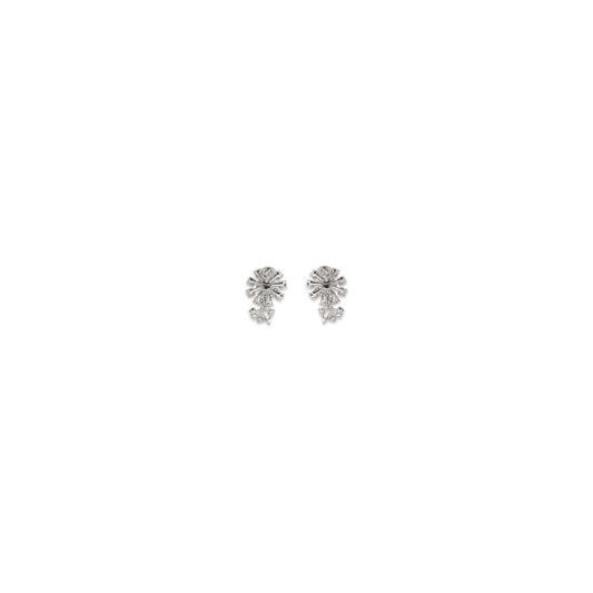 Silver Brass Earrings