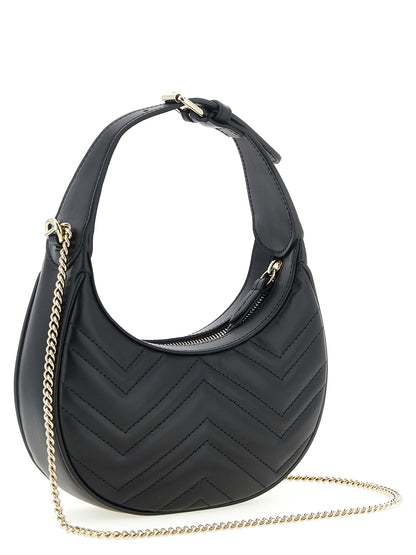 Black Calfskin Shoulder Bag