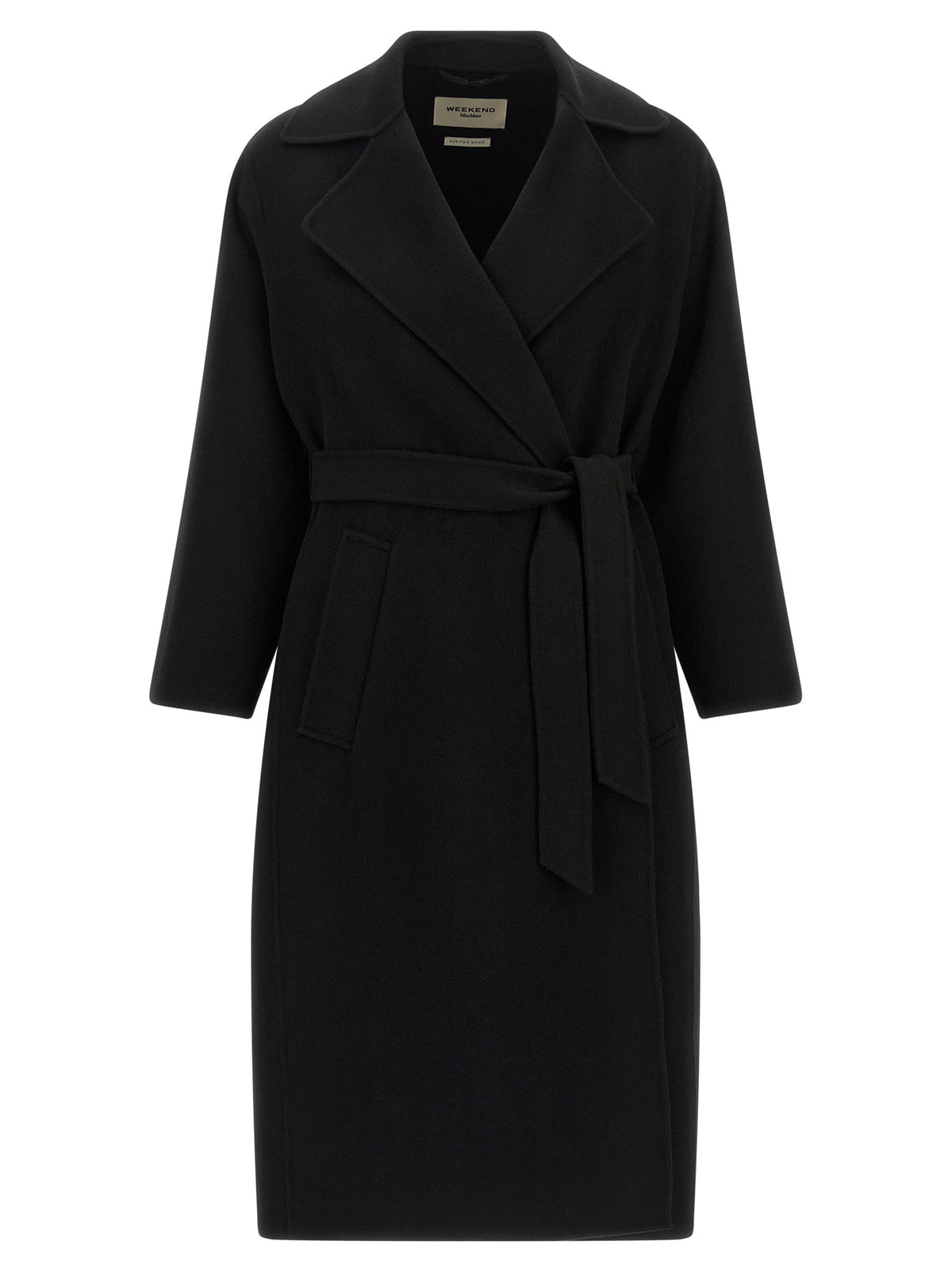 Black Virgin Wool Coat