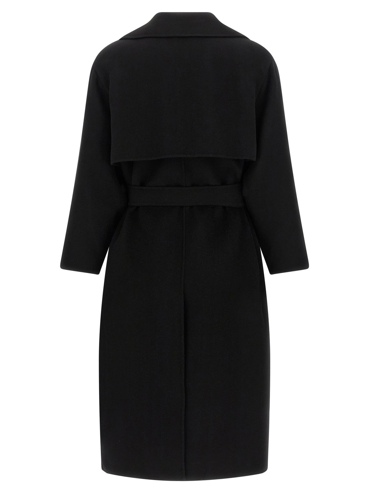 Black Virgin Wool Coat