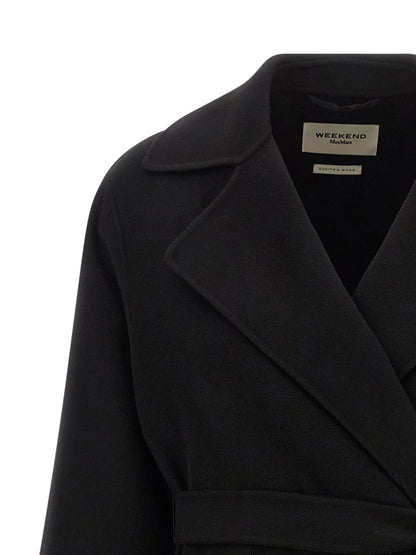 Black Virgin Wool Coat