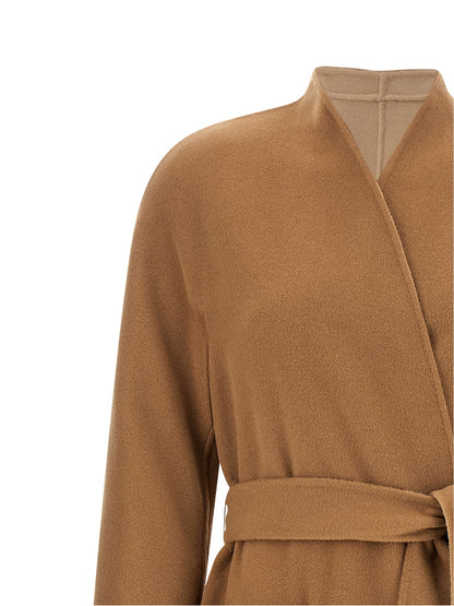 Beige Wool Coat
