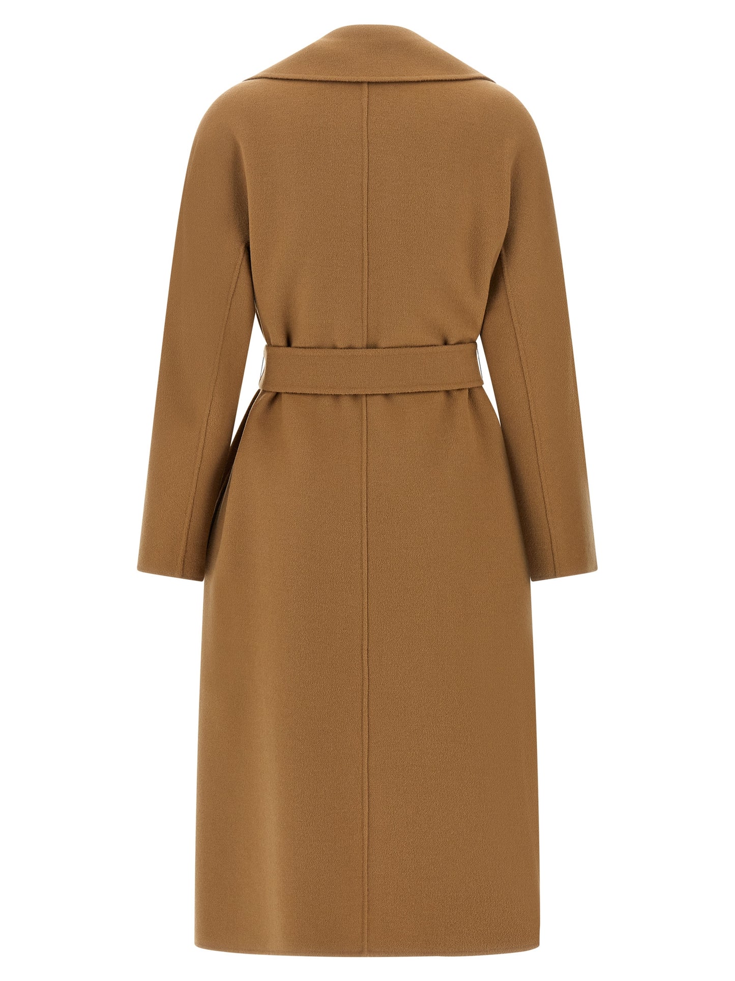Beige Virgin Wool Coat
