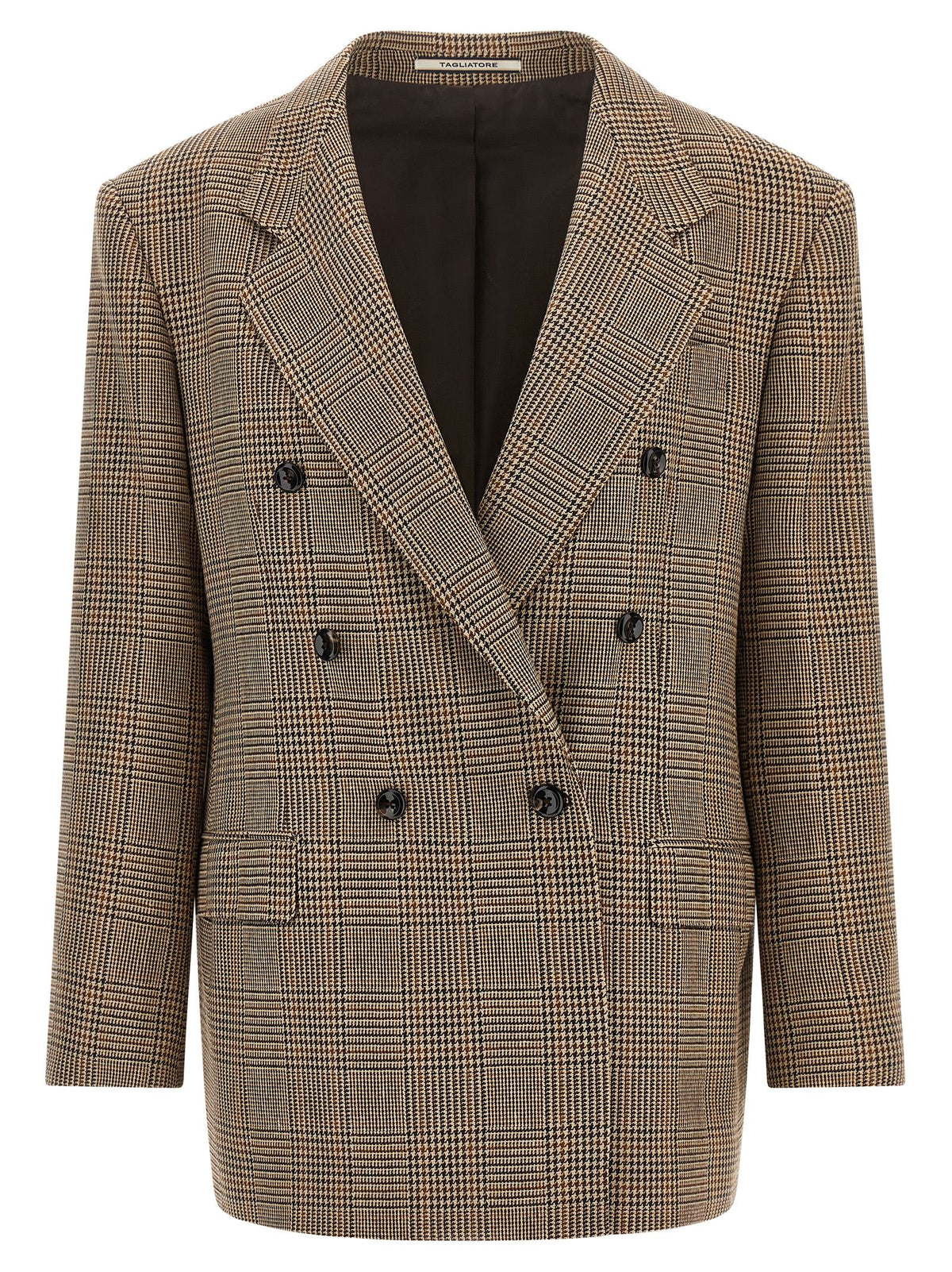 Brown Polyester Blazer