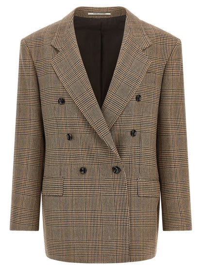 Brown Polyester Blazer