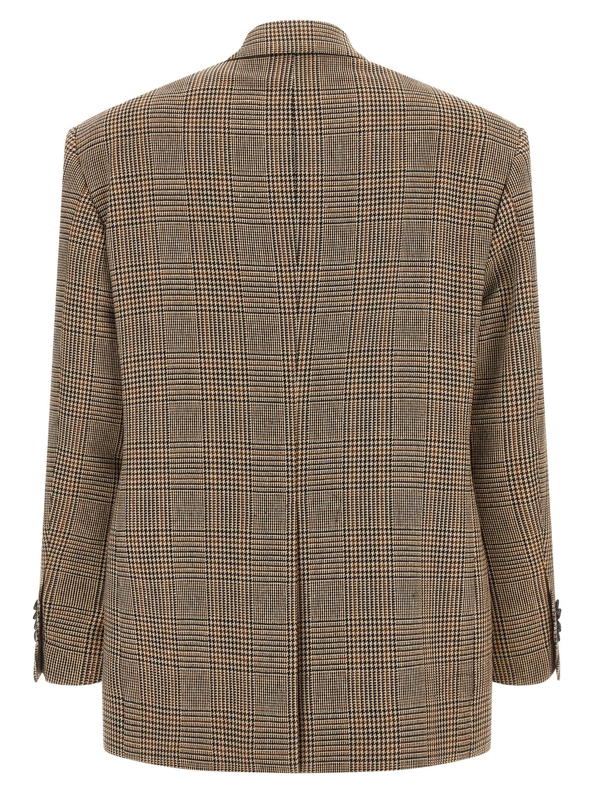 Brown Polyester Blazer