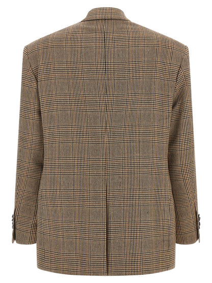 Brown Polyester Blazer