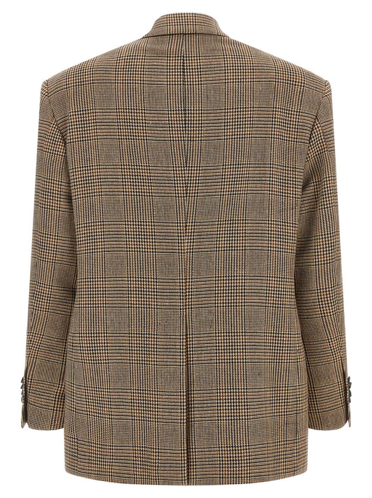 Brown Polyester Blazer