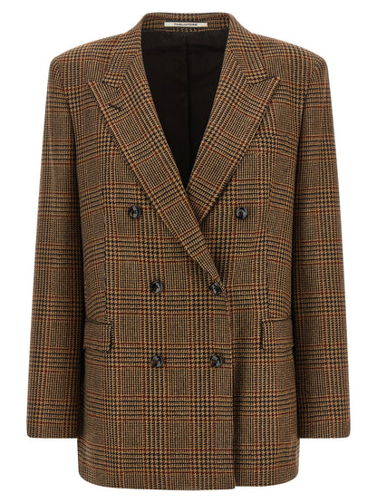 Brown Virgin Wool Blazer
