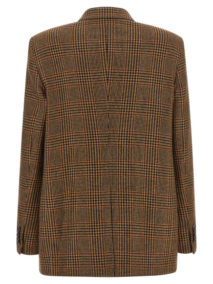 Brown Virgin Wool Blazer