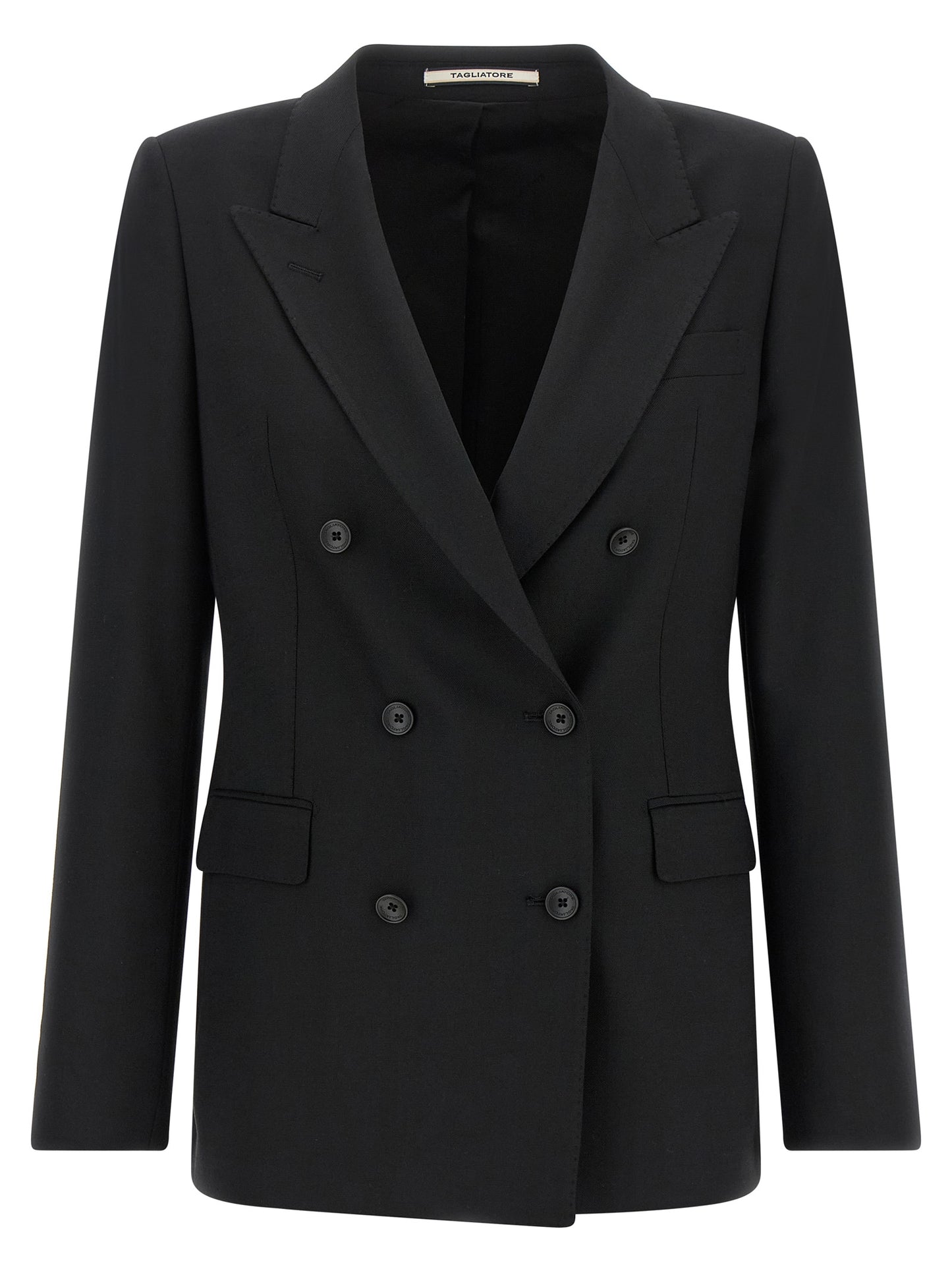 Black Polyester Blazer