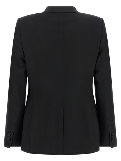Black Polyester Blazer