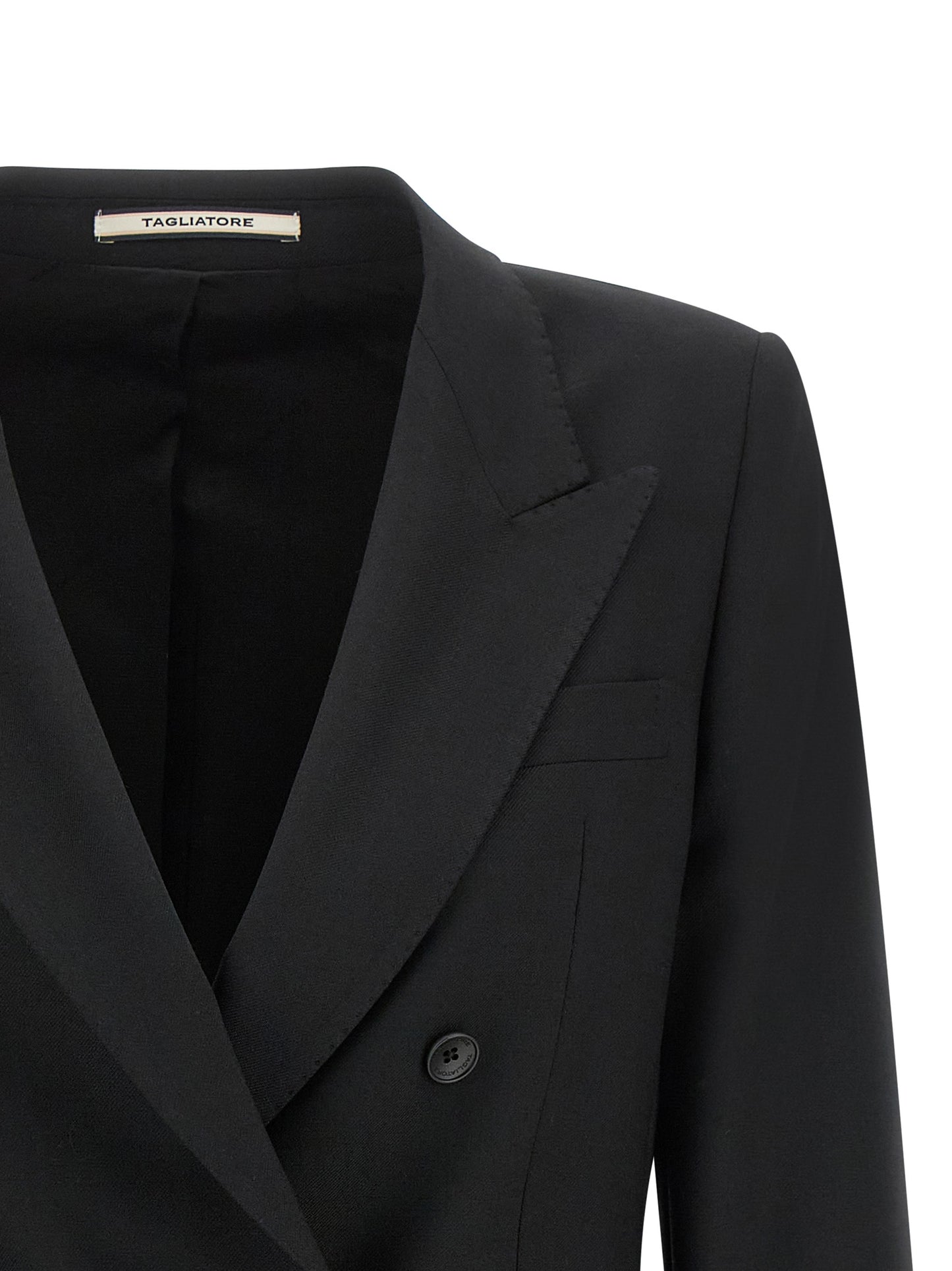 Black Polyester Blazer
