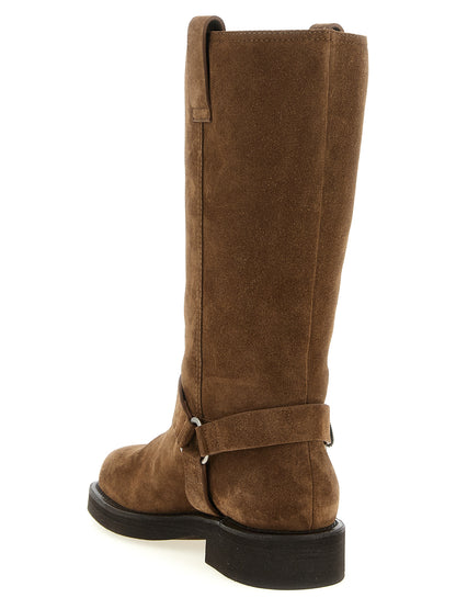 Brown Calfskin Over The Knee