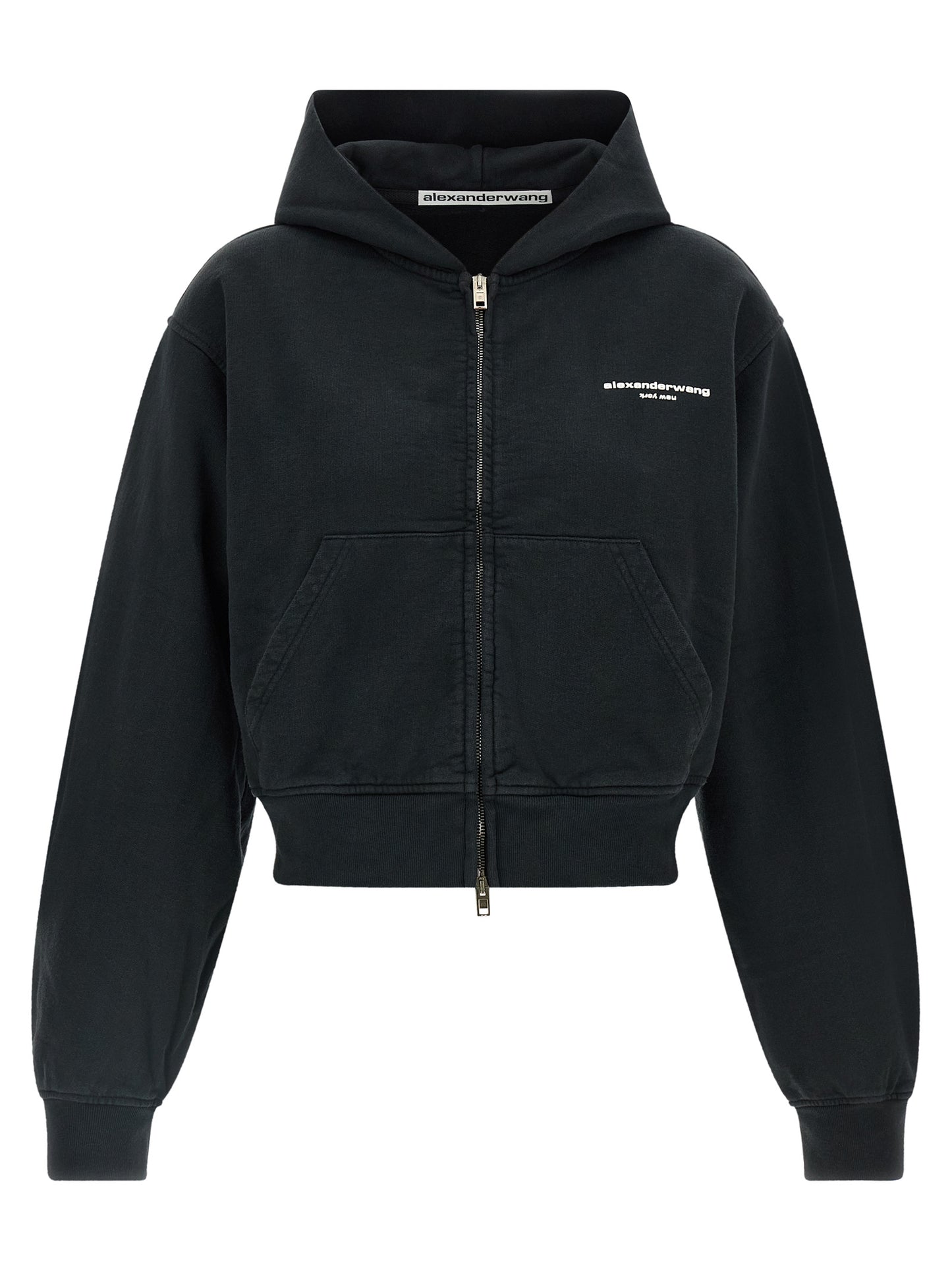Black Cotton Sweatshirt