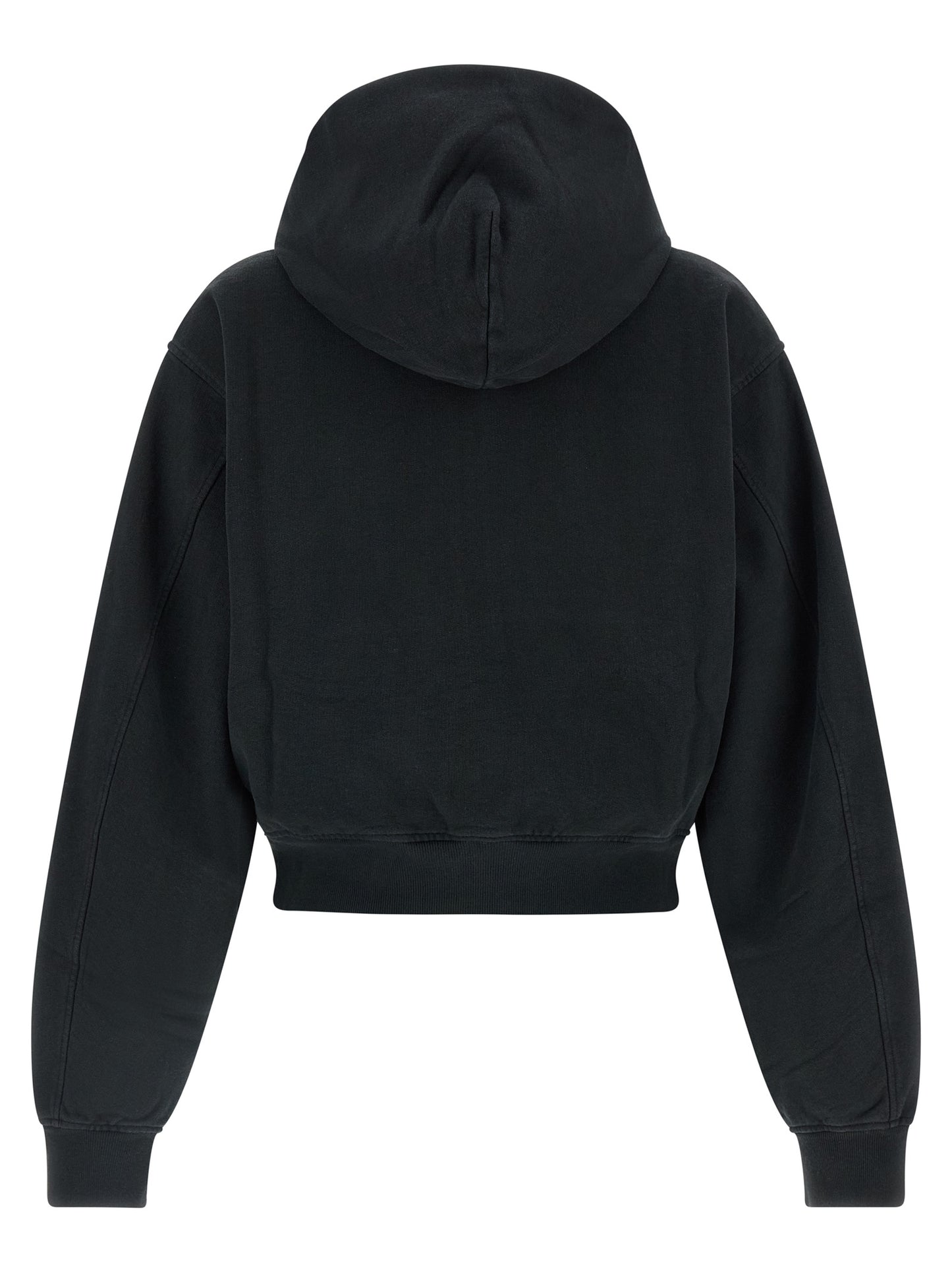 Black Cotton Sweatshirt