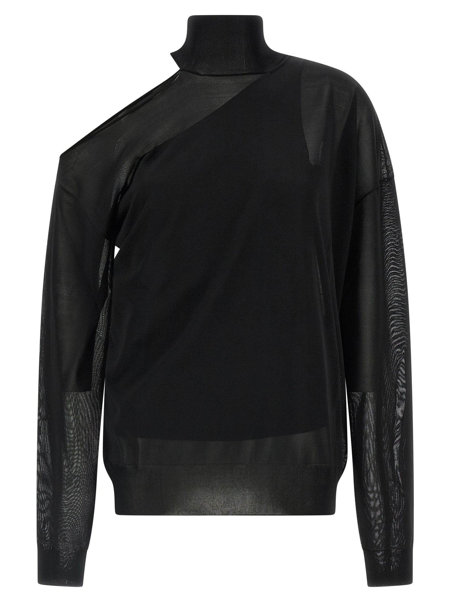Black Viscose Cardigan