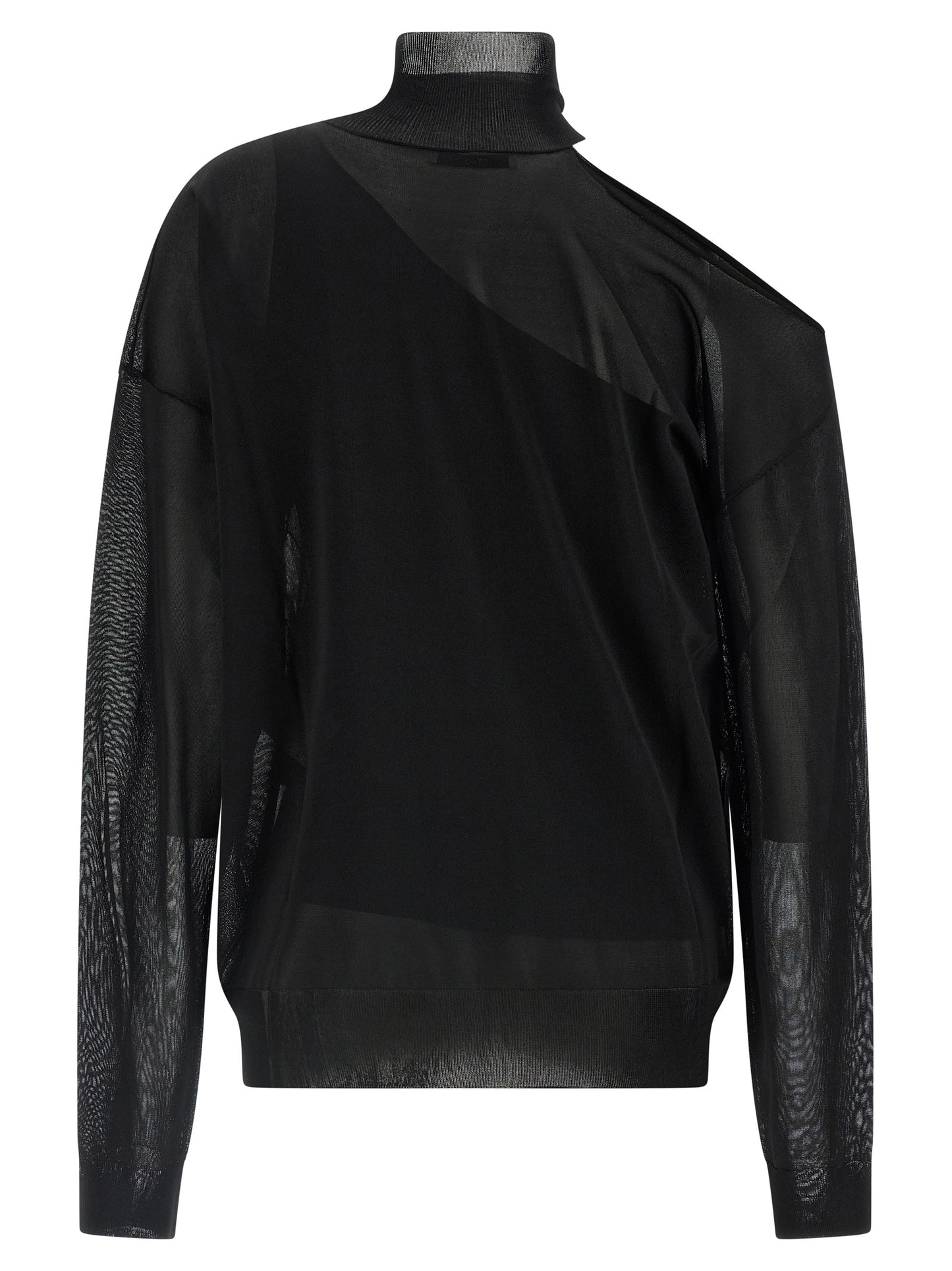 Black Viscose Cardigan
