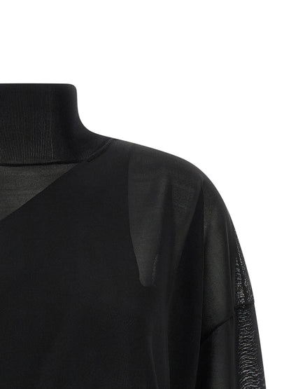 Black Viscose Cardigan