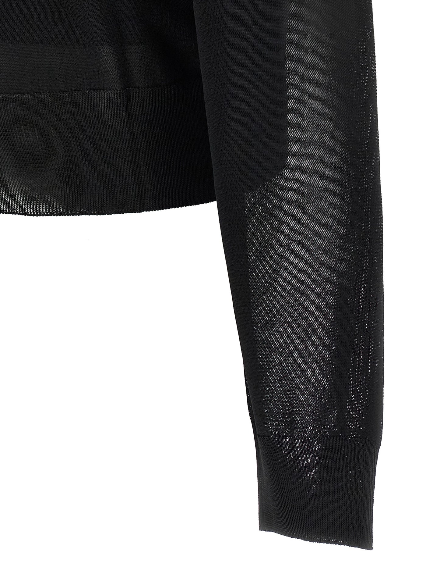 Black Viscose Cardigan