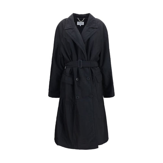 Black Wool Oves Aries Coat