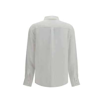 White Silk Dress Shirt
