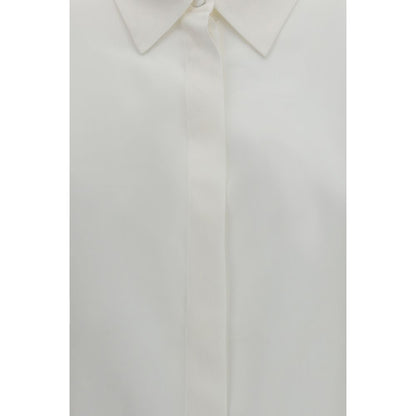White Silk Dress Shirt