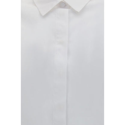 White Cotton Dress Shirt