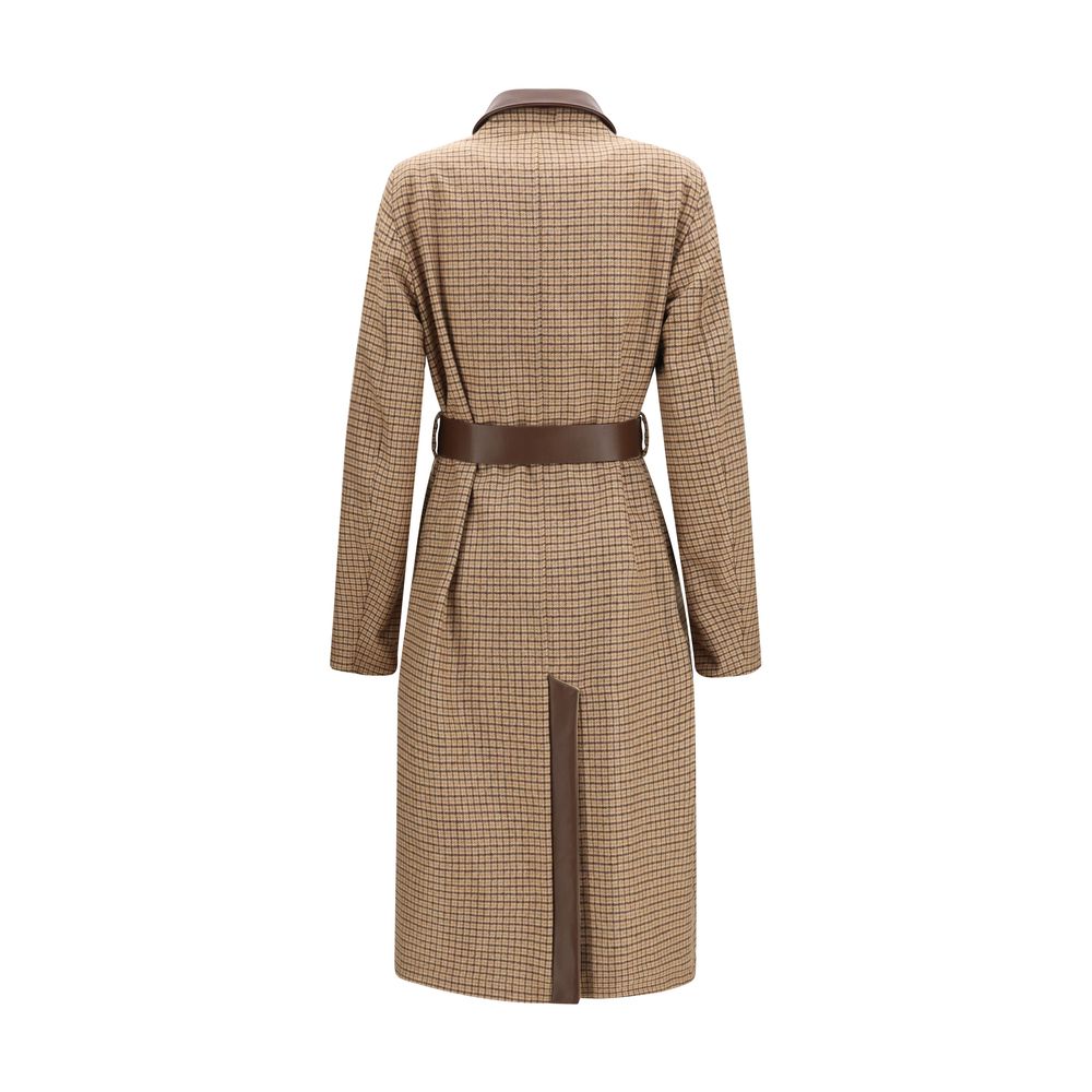 Brown Cotton Coat
