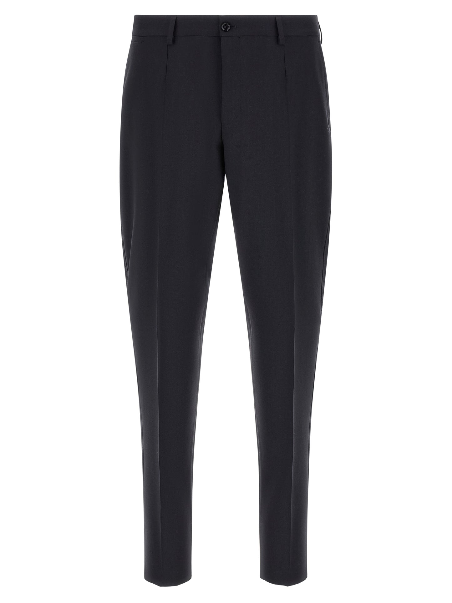 Blue Virgin Wool Two-Piece Suit