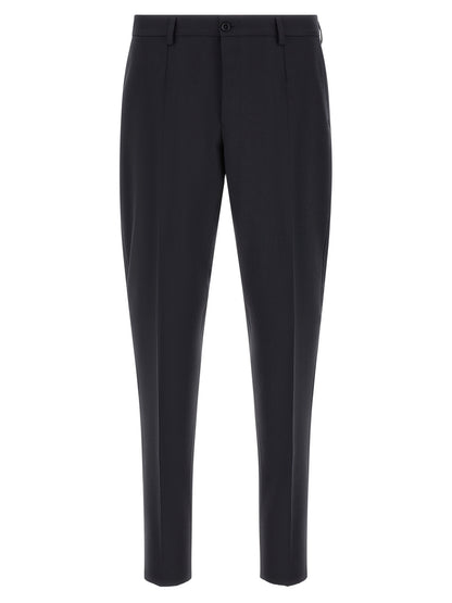 Blue Virgin Wool Two-Piece Suit